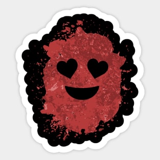 Emoji Laughing Muddy T Shirt Sticker